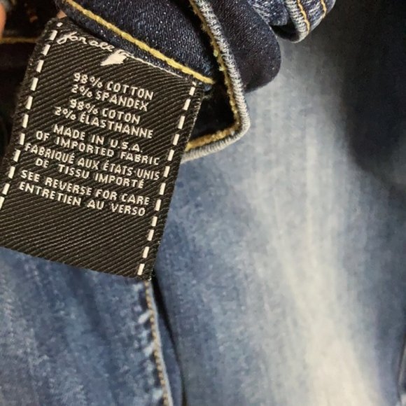 7 For All Mankind/7FAM Cropped Boot High Rise Dark Wash Jeans size 28 - Picture 9 of 11